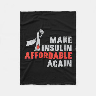 Frauen Insulintherapie Diabetes Awareness Blood Gl Fleecedecke