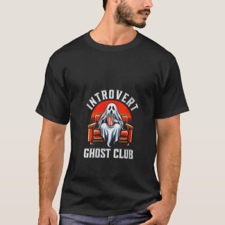 Frauen Introvertierter Geisterclub Anti-Sozial Lus T-Shirt