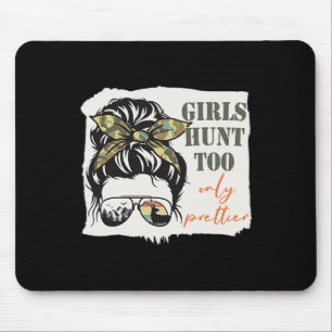Frauen jagen Mädchen zu jagen Nur Hübscher Messing Mousepad