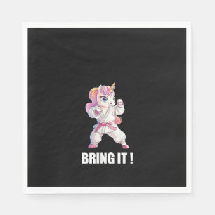 Frauen, Japanisch Karateka Unicorn Tank Top Serviette