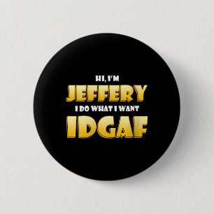 Frauen Jeffery Kostüm Idgaf Lustiges Meme Hallowee Button