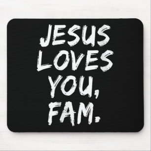 Frauen Jesus Lieben Sie fühlen sich Christlich Gla Mousepad