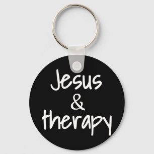 Frauen Jesus und Therapie Christlicher Spaß für Ch Schlüsselanhänger