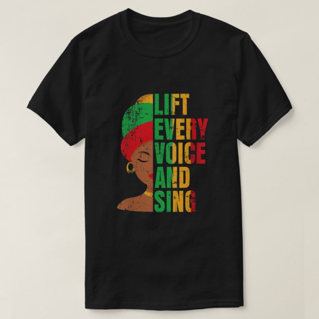 Frauen jüdisch heben jede Stimme und singen schwar T-Shirt (Design vorne)