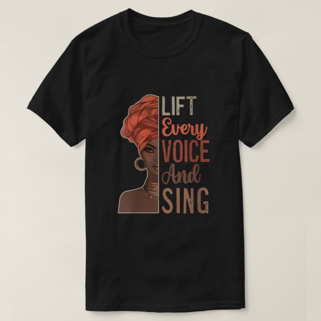 Frauen jüdischen Aufstieg jede Stimme, die schwarz T-Shirt (Design vorne)
