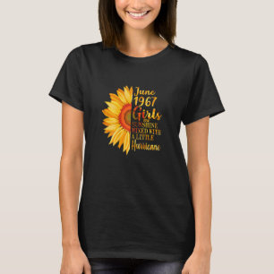 Frauen Juni Mädchen 1967 55. Geburtstag 55 Jahre O T-Shirt