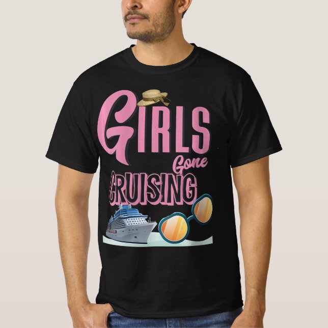 Frauen Jute Hat Girls Gone Cruise T-Shirt (Vorderseite)