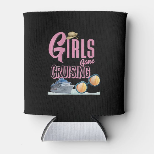 Frauen Jute Hat Girls Gone Cruising Dosenkühler (Vorderseite)