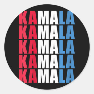 Frauen Kamala 2024 für Präsident Kamala Harris Runder Aufkleber