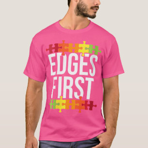 Frauen Kanten zuerst Komplexes Brettspiel Puzzler T-Shirt