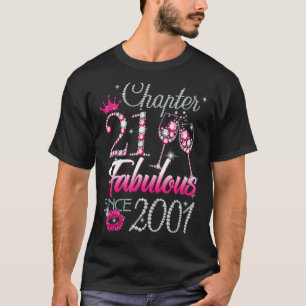 Frauen Kapitel 21 Fabelhaft Seit 2001 21. Birthda T-Shirt