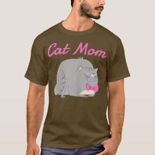 Frauen Katzen Mama Shirt Funny Cat Lovers Mütter T