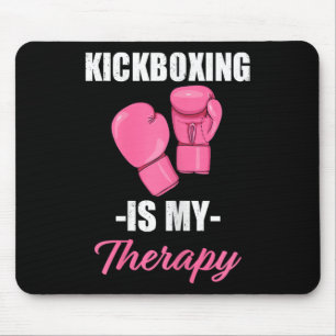 Frauen Kickboxen Ist Meine Therapie Tolles Geschen Mousepad