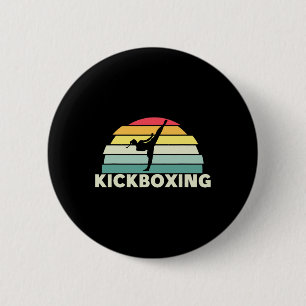 Frauen Kickboxen Kampfsport Retro Karate Mädchen K Button
