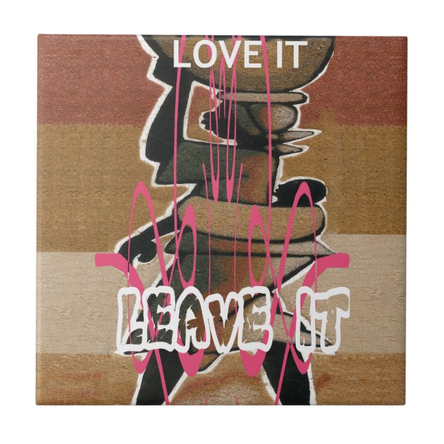 Frauen & Kinder Das Leben ist nicht fair; gewöhnen Fliese (Vorderseite)