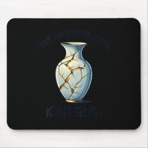 Frauen Kintsugi Kintsukuroi Unvollkommene Japanisc Mousepad