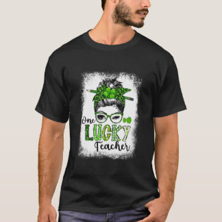 Frauen Kleeblatt One Lucky Teacher St. Patrick's D T-Shirt