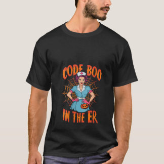 Frauen kodieren in der Er-Crew Funny Ghost Hallowe T-Shirt