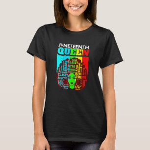 Frauen Königin Afro Melanin Black Girl Magic Women T-Shirt