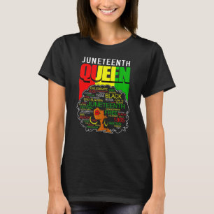 Frauen Königin Afro Melanin Black Girl Magic Women T-Shirt