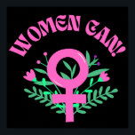 Frauen können weiblich poster<br><div class="desc">Ermächtigung von Frauen mit dem Slogan "Women Can",  das darauf abzielt,  Frauen überall inspirieren und zu stärken. Zeigen Sie Ihre Unterstützung für die Gleichstellung der Geschlechter und das grenzenlose Potenzial von Frauen,  es ist perfekt für den Alltag oder als nachdenkliches Geschenk.</div>