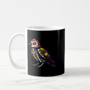 Frauen Krähe Rabe Mexikanischer Zucker Schädel Cal Kaffeetasse