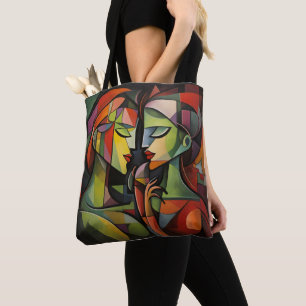 Frauen Kubismus Abstrakte Kunst Tasche