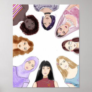 Frauen, Kunst, Poster