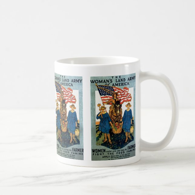 Frauen-Landarmee Kaffeetasse (Rechts)