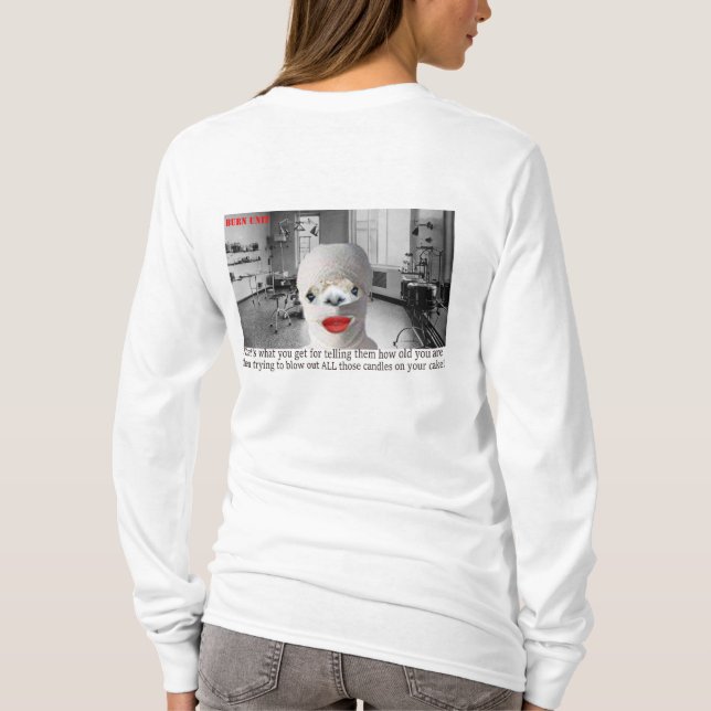 Frauen, lange Ärmel T, Brenneinheit T-Shirt (Rückseite)