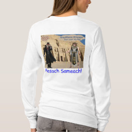 Frauen lange Ärmel T. Happy Passover. loris/mo T-Shirt