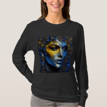 Frauen-Langschläfer-T - Shirt-Kunstwerk 2