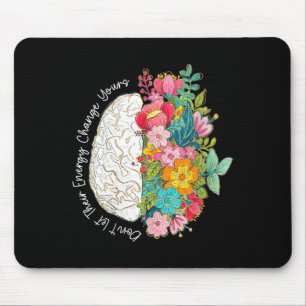 Frauen lassen ihre Energie nicht die psychische Ge Mousepad