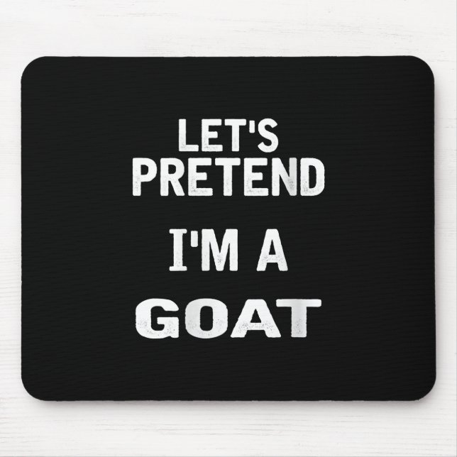 Frauen lassen sich so tun, als wäre ich ein goatri mousepad (Vorne)