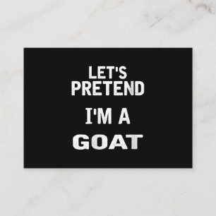 Frauen lassen sich so tun, als wäre ich ein goatri visitenkarte
