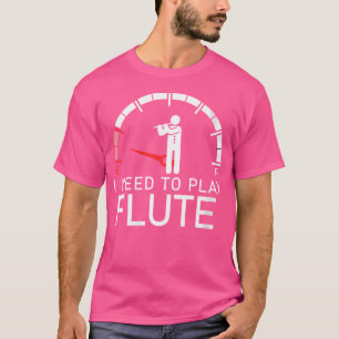Frauen leere ich brauche, um ein flattes Tee-Shirt T-Shirt