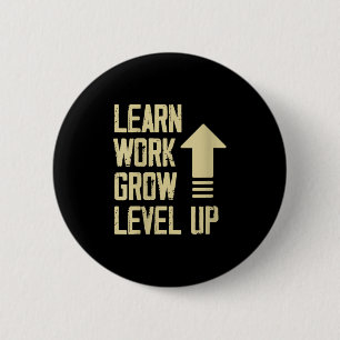 Frauen Lernen Arbeiten Wachsen Level Up Wachstum E Button