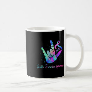 Frauen Liebe Handzeichen Suizidprävention Awarenes Kaffeetasse