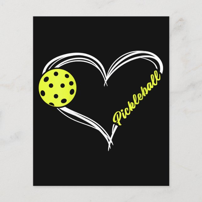 Frauen Liebe Pickleball - niedliches Pickleball-Sp (Vorderseite)
