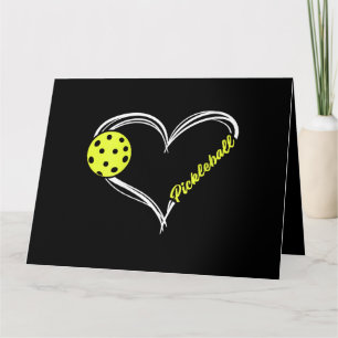 Frauen Liebe Pickleball - niedliches Pickleball-Sp Karte