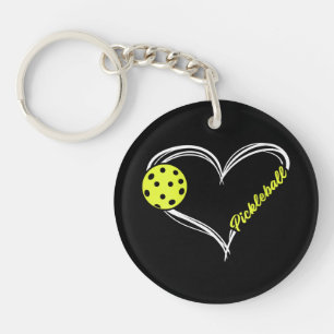 Frauen Liebe Pickleball - niedliches Pickleball-Sp Schlüsselanhänger