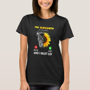 Frauen Liebe Pitbuli mein Sonnenschein nennt eine T-Shirt