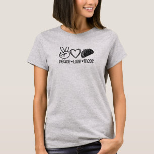 Frauen Liebe Tacos T Shirt
