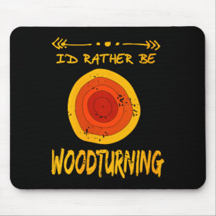 Frauen lieben es, Zeit mit Holz drehen Humor Retro Mousepad