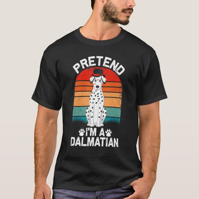 Frauen lieben Hundehalter Liebe Haustiere Dalmatin T-Shirt (Vorderseite)