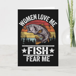Frauen lieben mich Fische fürchten mich Männer Fis Karte