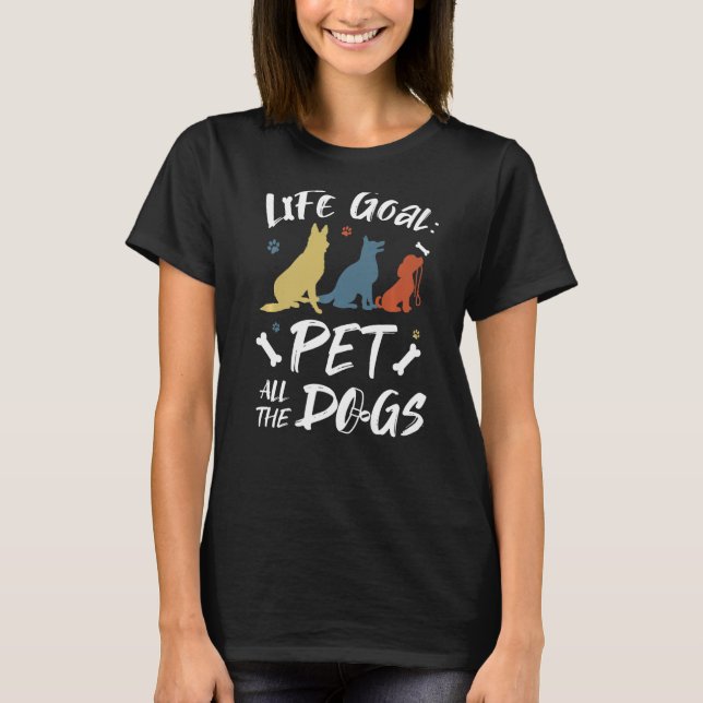 Frauen Liebliche Hundehalter lustiges Zitat Premiu T-Shirt (Vorderseite)