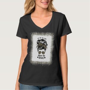 Frauen Ließ mir, Ihnen von meinem Jesus Leopard-Sc T-Shirt