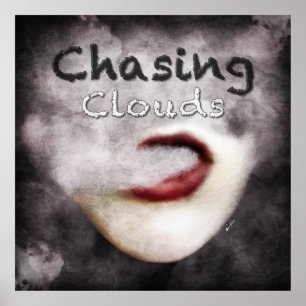 Frauen-Lippenwolken Vape Schmutz-Prämien-Plakat Poster