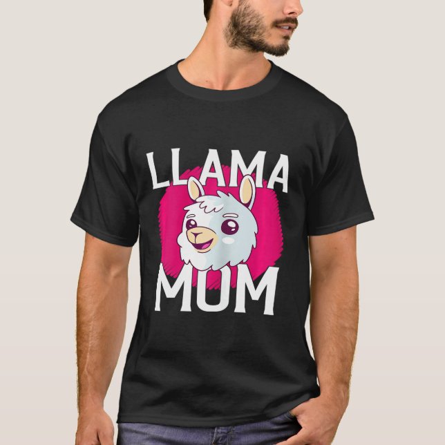 Frauen Llamamutter T-Shirt (Vorderseite)